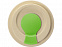 Стакан с пшеничным волокном с силиконовой манжетой и клапаном на крышке, зеленое яблоко с логотипом в Самаре заказать по выгодной цене в кибермаркете AvroraStore