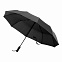 Зонт складной Levante, черный с логотипом в Самаре заказать по выгодной цене в кибермаркете AvroraStore