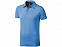 Рубашка поло Markham мужская, голубой/антрацит с логотипом в Самаре заказать по выгодной цене в кибермаркете AvroraStore