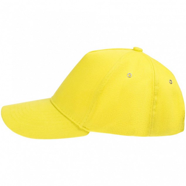 Бейсболка Standard, желтая с логотипом в Самаре заказать по выгодной цене в кибермаркете AvroraStore