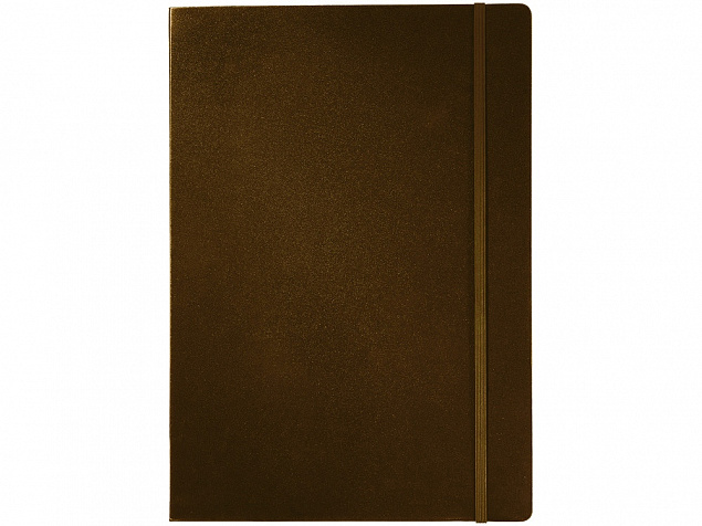 Классический деловой блокнот А4, коричневый с логотипом в Самаре заказать по выгодной цене в кибермаркете AvroraStore