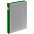 Ежедневник Spain Shall, недатированный, серый с зеленым с логотипом в Самаре заказать по выгодной цене в кибермаркете AvroraStore