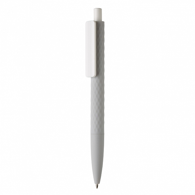 Ручка X3 Smooth Touch, серый с логотипом в Самаре заказать по выгодной цене в кибермаркете AvroraStore