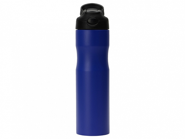 Бутылка для воды Hike Waterline, нерж сталь, 850 мл, синий с логотипом в Самаре заказать по выгодной цене в кибермаркете AvroraStore