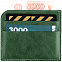 Чехол для карточек Apache, темно-зеленый с логотипом в Самаре заказать по выгодной цене в кибермаркете AvroraStore