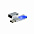 Флешка "Moon" 16 Гб c подсветкой - Белый BB с логотипом в Самаре заказать по выгодной цене в кибермаркете AvroraStore