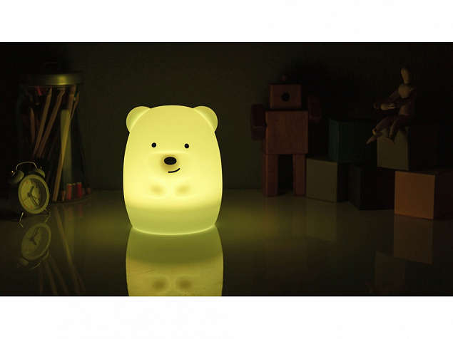 Ночник LED Bear с логотипом в Самаре заказать по выгодной цене в кибермаркете AvroraStore