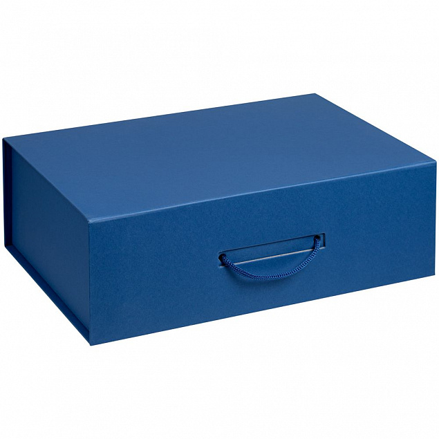 Коробка Big Case, синяя с логотипом в Самаре заказать по выгодной цене в кибермаркете AvroraStore