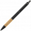 Ручка шариковая Cork, черная с логотипом в Самаре заказать по выгодной цене в кибермаркете AvroraStore