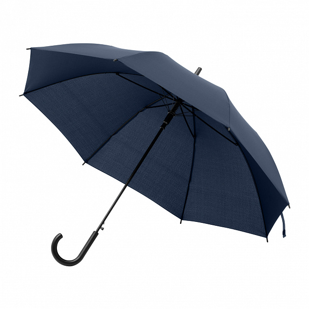 Зонт-трость, Bergwind, синий с логотипом в Самаре заказать по выгодной цене в кибермаркете AvroraStore