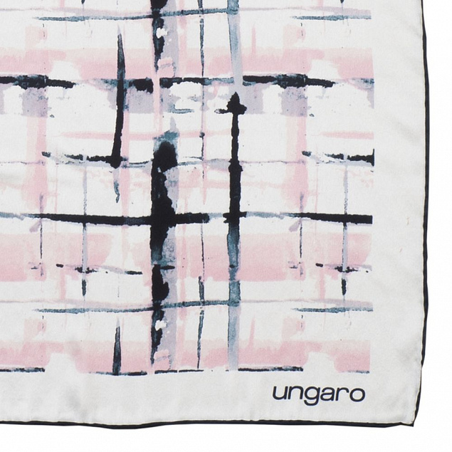 Платок Tweed Silk, белый с логотипом в Самаре заказать по выгодной цене в кибермаркете AvroraStore