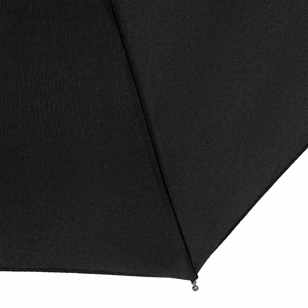 Зонт складной Hit Mini ver.2, черный с логотипом в Самаре заказать по выгодной цене в кибермаркете AvroraStore