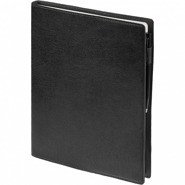 Ежедневник в суперобложке Brave Book, недатированный, черный с логотипом в Самаре заказать по выгодной цене в кибермаркете AvroraStore