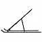Подставка для ноутбука и планшета Scaffold Light, черная с логотипом в Самаре заказать по выгодной цене в кибермаркете AvroraStore
