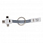 Кабель-брелок 3в1 Cavi, серый с логотипом в Самаре заказать по выгодной цене в кибермаркете AvroraStore