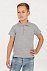 Рубашка поло детская Virma Kids, серый меланж с логотипом в Самаре заказать по выгодной цене в кибермаркете AvroraStore