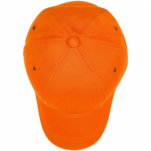 Бейсболка детская Capture Kids, оранжевая с логотипом в Самаре заказать по выгодной цене в кибермаркете AvroraStore
