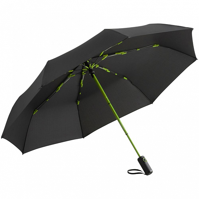 Зонт складной AOC Colorline, зеленое яблоко с логотипом в Самаре заказать по выгодной цене в кибермаркете AvroraStore