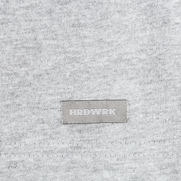 Футболка Hard Work Pocket, серый меланж с логотипом в Самаре заказать по выгодной цене в кибермаркете AvroraStore