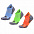 Набор из 3 пар спортивных женских носков Monterno Sport, белый с логотипом в Самаре заказать по выгодной цене в кибермаркете AvroraStore