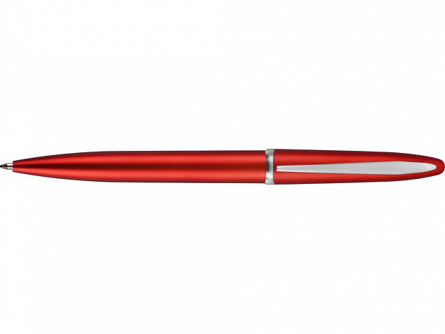 Ручка шариковая Империал, красный металлик с логотипом в Самаре заказать по выгодной цене в кибермаркете AvroraStore