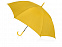 Зонт-трость полуавтоматический с пластиковой ручкой, желтый с логотипом в Самаре заказать по выгодной цене в кибермаркете AvroraStore