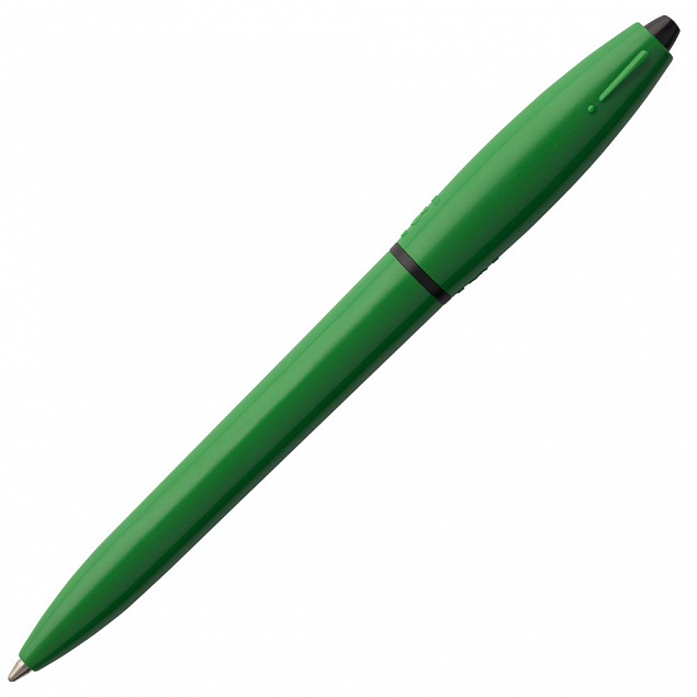 Ручка шариковая S! (Си), зеленая с логотипом в Самаре заказать по выгодной цене в кибермаркете AvroraStore