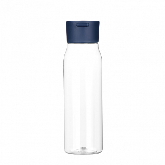Спортивная бутылка для воды, Step, 550 ml, синяя с логотипом в Самаре заказать по выгодной цене в кибермаркете AvroraStore