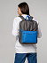 Рюкзак Sensa, серый с синим с логотипом в Самаре заказать по выгодной цене в кибермаркете AvroraStore