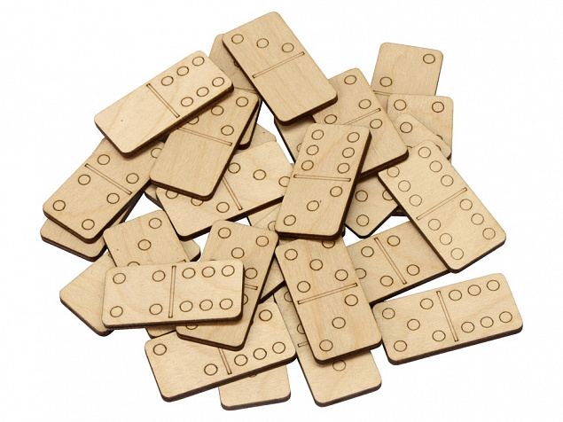Деревянная игра Домино (сувениры повседневные) с логотипом в Самаре заказать по выгодной цене в кибермаркете AvroraStore