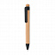 Ручка шариковая из бамбука с логотипом в Самаре заказать по выгодной цене в кибермаркете AvroraStore