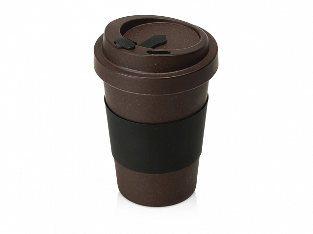 Стакан из кофе с силиконовой манжетой «Latte» с логотипом в Самаре заказать по выгодной цене в кибермаркете AvroraStore