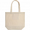 Холщовая сумка Shopaholic, неокрашеная с логотипом в Самаре заказать по выгодной цене в кибермаркете AvroraStore