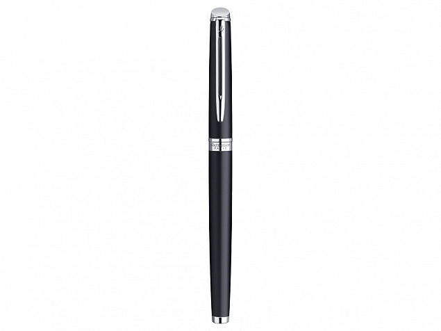 Ручка роллер «Hemisphere Matt Black CT F» с логотипом в Самаре заказать по выгодной цене в кибермаркете AvroraStore