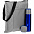 Набор Junket, синий с логотипом в Самаре заказать по выгодной цене в кибермаркете AvroraStore