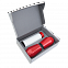 Набор Hot Box duo E2W (белый с красным) с логотипом в Самаре заказать по выгодной цене в кибермаркете AvroraStore