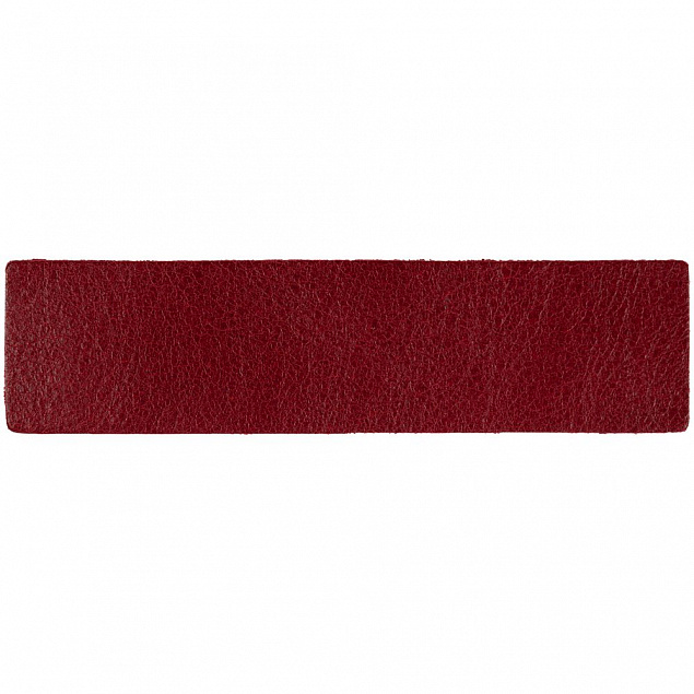Лейбл кожаный Pasek, красный с логотипом в Самаре заказать по выгодной цене в кибермаркете AvroraStore