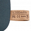 Внешний аккумулятор Pebble 5200, темно-серый с логотипом в Самаре заказать по выгодной цене в кибермаркете AvroraStore