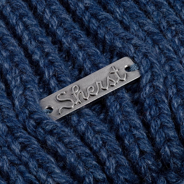Шапка Tommi, синий меланж с логотипом в Самаре заказать по выгодной цене в кибермаркете AvroraStore