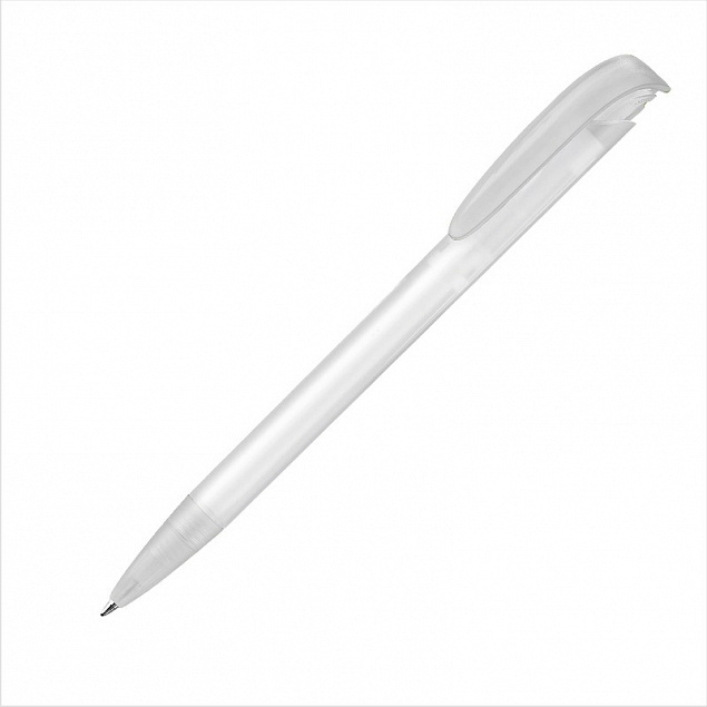 Ручка шариковая JONA ICE, белый с логотипом в Самаре заказать по выгодной цене в кибермаркете AvroraStore