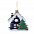Ёлочная игрушка Домик (белый) с логотипом в Самаре заказать по выгодной цене в кибермаркете AvroraStore