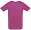 Футболка унисекс SPORTY 140, розовый неон с логотипом в Самаре заказать по выгодной цене в кибермаркете AvroraStore