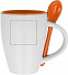 Чашка с ложкой с логотипом в Самаре заказать по выгодной цене в кибермаркете AvroraStore