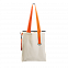 Шоппер Superbag (неокрашенный с оранжевым) с логотипом в Самаре заказать по выгодной цене в кибермаркете AvroraStore