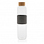 Бутылка Impact из боросиликатного стекла с бамбуковой крышкой, 750 мл с логотипом в Самаре заказать по выгодной цене в кибермаркете AvroraStore