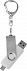Флешка Double Twist 16 Гб белая с логотипом в Самаре заказать по выгодной цене в кибермаркете AvroraStore
