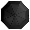Зонт складной Basic, черный с логотипом в Самаре заказать по выгодной цене в кибермаркете AvroraStore