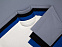 Футболка унисекс T1, синяя с логотипом в Самаре заказать по выгодной цене в кибермаркете AvroraStore