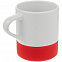 Кружка с силиконовой подставкой Protege, красная с логотипом в Самаре заказать по выгодной цене в кибермаркете AvroraStore