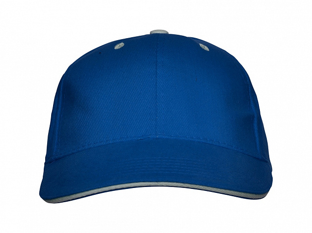 Бейсболка Panel унисекс, королевский синий с логотипом в Самаре заказать по выгодной цене в кибермаркете AvroraStore